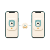 Приложение TinyWatch установлено на двух телефонах